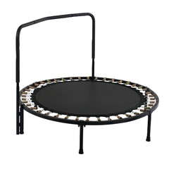 Children’s Trampoline with Handrails for Indoor and Outdoor Fun, Ages 3-7