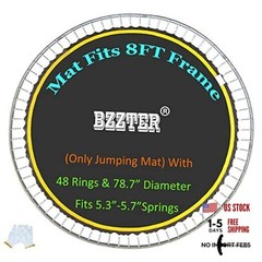 Fits 8FT Diameter Frame ø78.7″ Dia Mat & 48 V-Rings Fits 5.3″-5.7″Spring