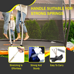 Trampoline Tool for Springs,Spring Puller Tool, 2 Pack Trampoline Springs Tool,T
