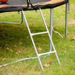 14FT Orange Trampoline W/Safety Enclosure Basketball Hoop Inflator Ladder