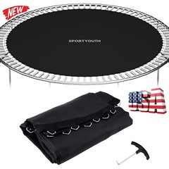 Round Trampoline Mat Replacement Fits 14/15′ Frame 72 – 96 Rings 6.5-7″ Spring
