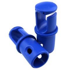 Universal Trampoline Pole Caps and GHooks 8PC Lightweight Enclosure Set