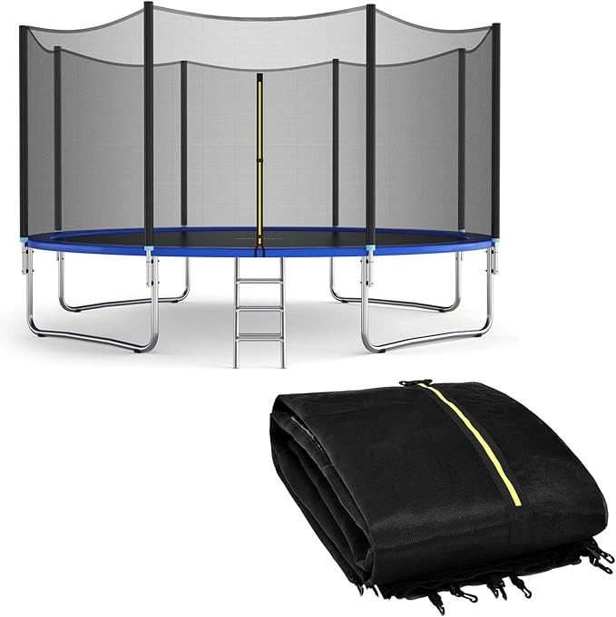 8FT Trampoline Replacement Net Protection Safety Enclosure Net Poles Not Include