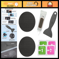 Trampoline Repair Kit – 4″ Circle Patches for Mat Tears & Holes – Easy Fix