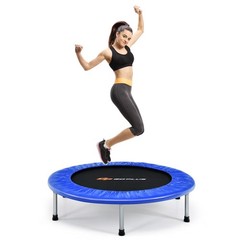 38″ Mini Folding Trampoline Portable Recreational Fitness Rebounder