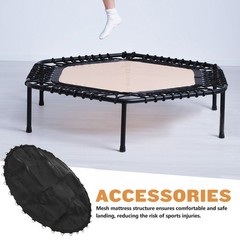 1.4 m Round Trampoline Mat Replacement High Elastic Jumping Pad With 36 Hooks