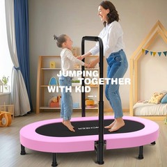 56” Larger/Wider Kids Trampoline, Foldable Kids Trampoline, Easy to Assemble🦘