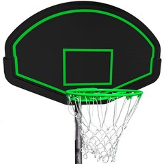 16ft Large Outdoor Trampoline with Basketball Hoop Safety Net for Kids & Adult