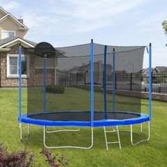 Heavy Gauge Galvanized Steel Frame 12FT Trampoline with Board