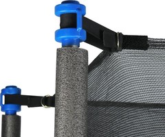 Trampoline Replacement Safety Enclosure Net for 6 Straight Poles Round Frame …