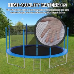 Trampoline Safety Net 6FT 8FT 10FT 12FT 14FT 15FT 16FT Round Trampoline Repla…