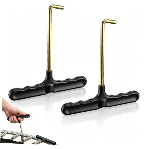 Mabor 2 PCS Trampoline Spring Tool, T Hook Spring Puller for Trampoline