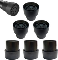 6 Pieces Mini Trampoline Leg Cap Tips, Rubber Caps Fits 1 Inch Inside Diamete…