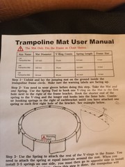 JumpTastic Trampoline Mat Replacement, Trampoline Mat(Mat Dia:127in) Fits 12 ft