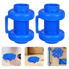 25Pcs Reusable Blue Plastic Trampoline Pole Caps for Enclosure Replacement