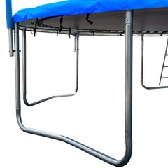 16ft Large Outdoor Trampoline with Basketball Hoop Safety Net for Kids & Adult