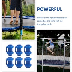 8Pcs Large Trampoline Enclosure Pole Caps Trampoline Caps Plastic Replacements