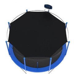 Trampoline Shade Cover, Black Easy to Install for 8 Poles Tearproof Trampolin…