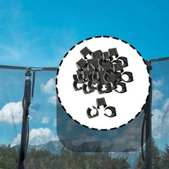 50 Pieces Trampoline Pole Covers Anti Slip U Shaped Foot Pads for Table Desk
