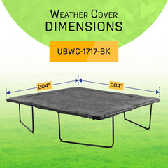 Machrus Trampoline Weather Cover – 7.5FT 8FT 10FT 11FT 12FT 13FT 14FT 15FT 16FT