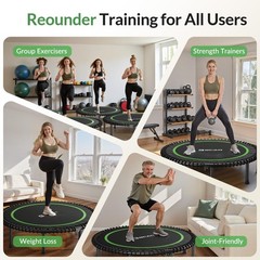 450/550LBS Mini Rebounder Trampoline – 40″/48″ Foldable Fitness Indoor/Outdoor,
