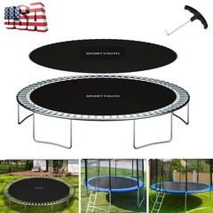 12ft 14ft 15ft Trampoline Replacement Jumping Mat 72-96 Rings with Springs Tool