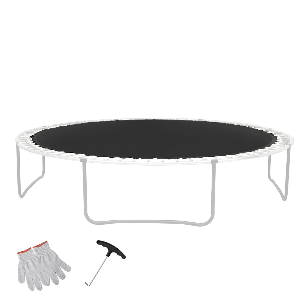 Uimoso Replacement Trampoline Mat Fits 14ft Frame 72V-Ring 6.5″-7″ Spring Length