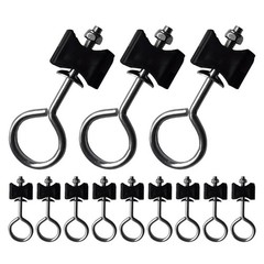 12Pcs Outdoor Durable Trampoline Screws Kit with Anti Slip Threads