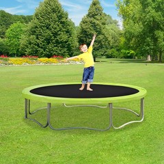 16 Ft Trampoline Safety Pad Green PVC 30 cm Wide 10mm Cushion Spring Cover