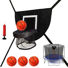 Trampoline Basketball Hoop Children Soft Basketball Hoop Attachment With Ball