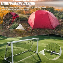 8 Pack Trampoline Stakes Anchors High Wind, 12 Inches Tent Stakes Heavy Duty,…