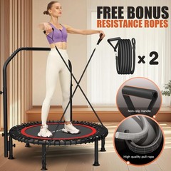 Ancheer Rebounder Trampoline 40/48 Bungee Rebounder 4-Level Adjustable Handle