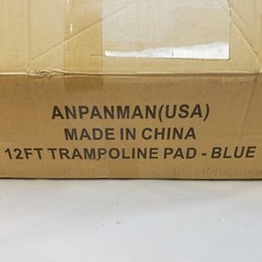 12′ FT Round Trampoline Safety Pad Replacement Blue Spring Frame Cover L4