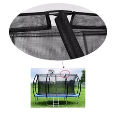 5Pcs T Shaped Pipe Sleeve Trampoline Enclosure Poles End Caps for Workout Yard