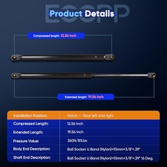 Lift Support Rear Hatch Replacement Struts Gas Springs Fit for Mini Cooper