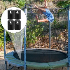 6 Pcs Trampoline Enclosure Pole Cap Protective Round Cover Plastic Caps