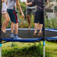 Round Trampoline Pads Replacement Jumping Mat Mesh Fabric