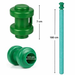 Trampoline Foam Tubes Set 8 Piece 8 x 180cm with Poles Caps Poles…