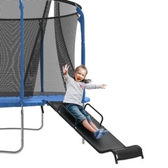 Universal Trampoline Slide 60″ * 20″ Slide with 2 Iron Plasticized Handles Bu…