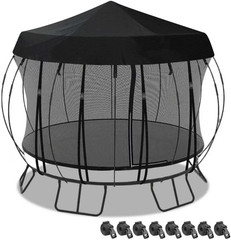 Outdoor Round Trampoline Cover (Tent Only)— 10 FT 12FT 14 Ft Trampoline Tent Sun