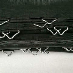 30Pcs Zinc Steel Professional Trampoline Buckles Triangle Rings for Outdoor