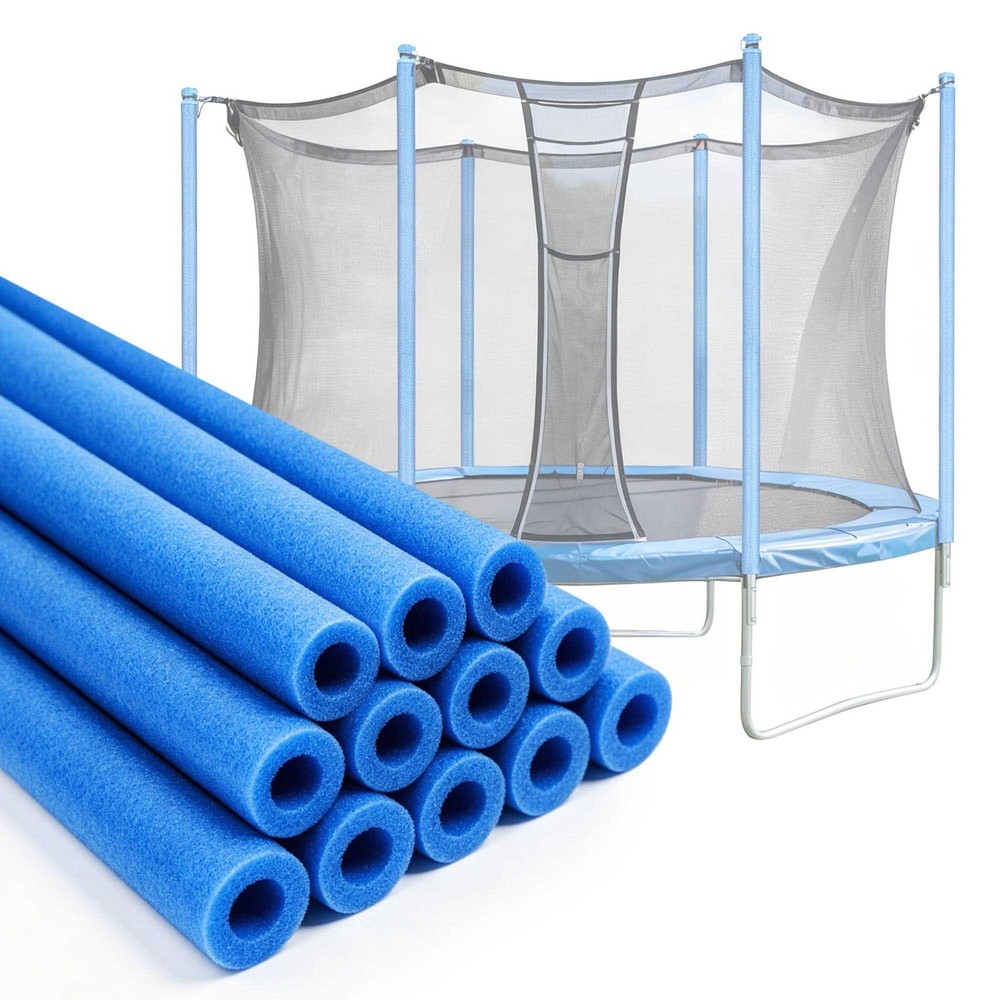 Yescom 12 Pcs Trampoline Pole Foam, 1.26 Inch Inner Diameter PVC Pole Covers
