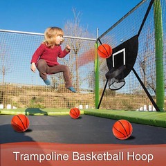 Trampoline Basketball Hoop Children Soft Basketball Hoop Attachment With Ball