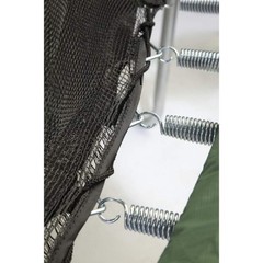 14′ Enclosure Net with 6 Short Poles for 5.5″ Springs with JK Logo