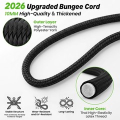 Steelite 40 Foldable Mini Fitness Trampoline 10Mm Thickened Bungee Rebounder