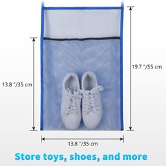 3 Pouch Ultimate Trampoline Shoe Storage Durable UV Resistant PE Bags for Mos…