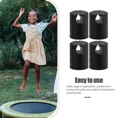 6 Pcs Trampoline Enclosure Pole Cap Protective Round Cover Plastic Caps