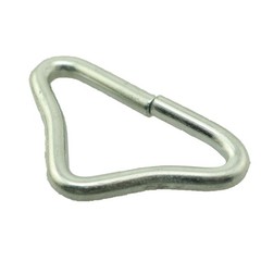 12PCS Trampoline Triangle Buckle Bounce Trampoline Net Fabric Mat Iron Hook B…