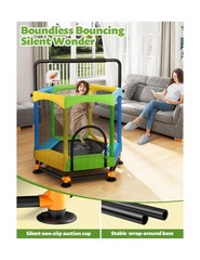 60″ Trampoline for Kids, Twinkoo 5FT Fortified Toddler Trampolines with Anti-…