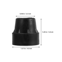 16 Pcs Walking Pole Rubber Ends Furniture Protector Caps Trampline Pad